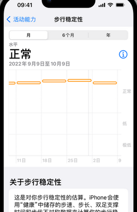 绛县iPhone手机维修如何在iPhone开启'步行稳定性通知'