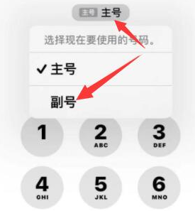 绛县苹果14维修店分享iPhone 14 Pro Max使用副卡打电话的方法 