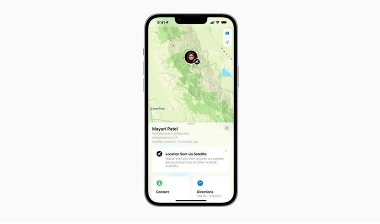 绛县苹果14维修分享iPhone14系列中 FindMy功能通过卫星分享位置方法教程 